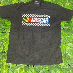 NASCAR banner black tee